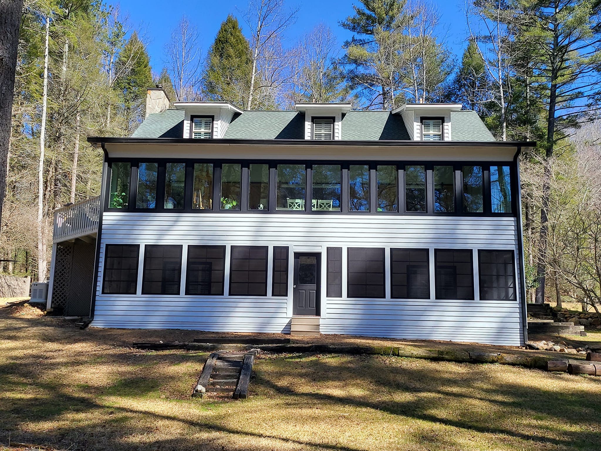 Four-Season Mountain Retreat & Sunroom Addition