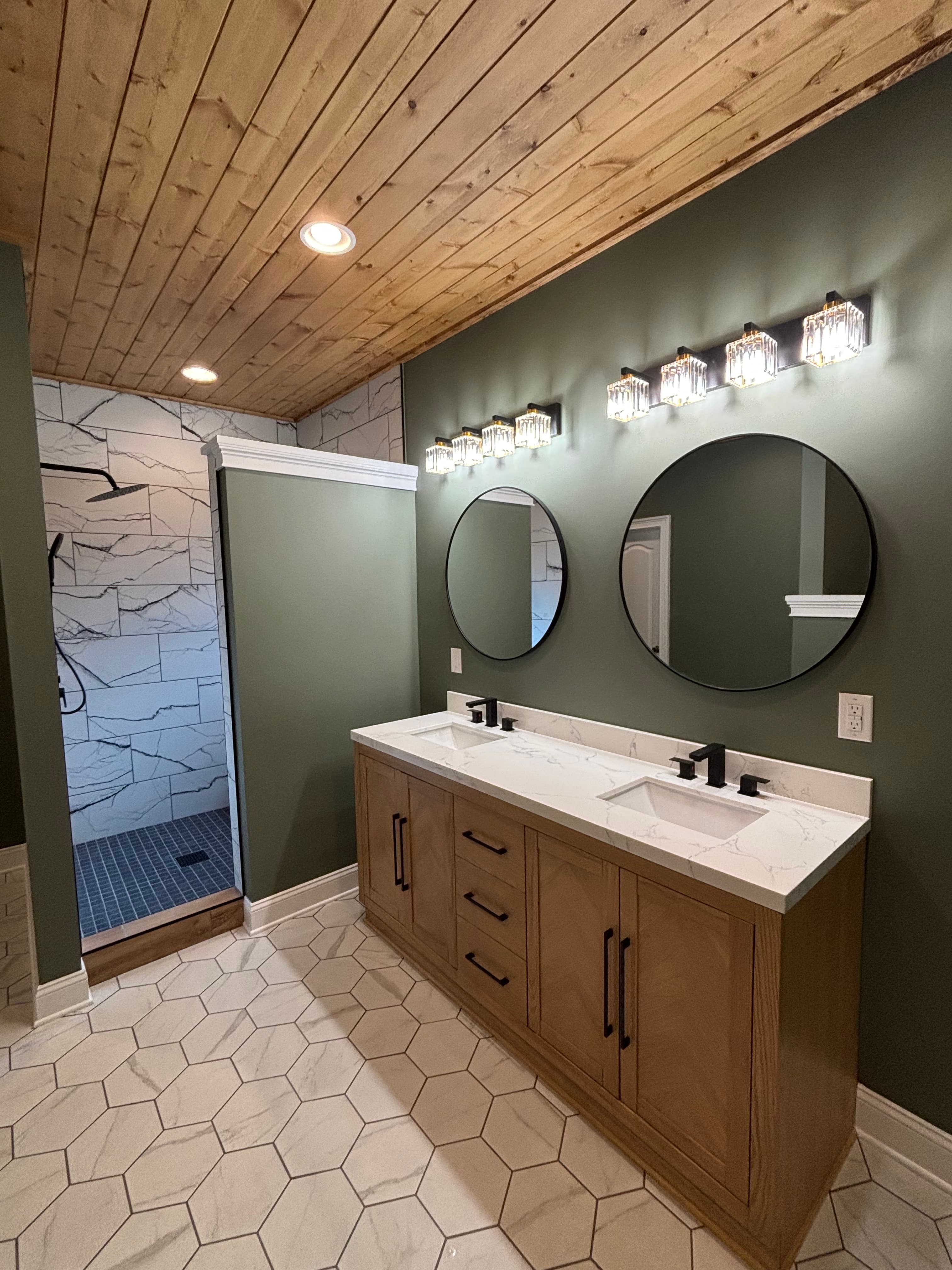 Earthy Elegance Master Bath Remodel