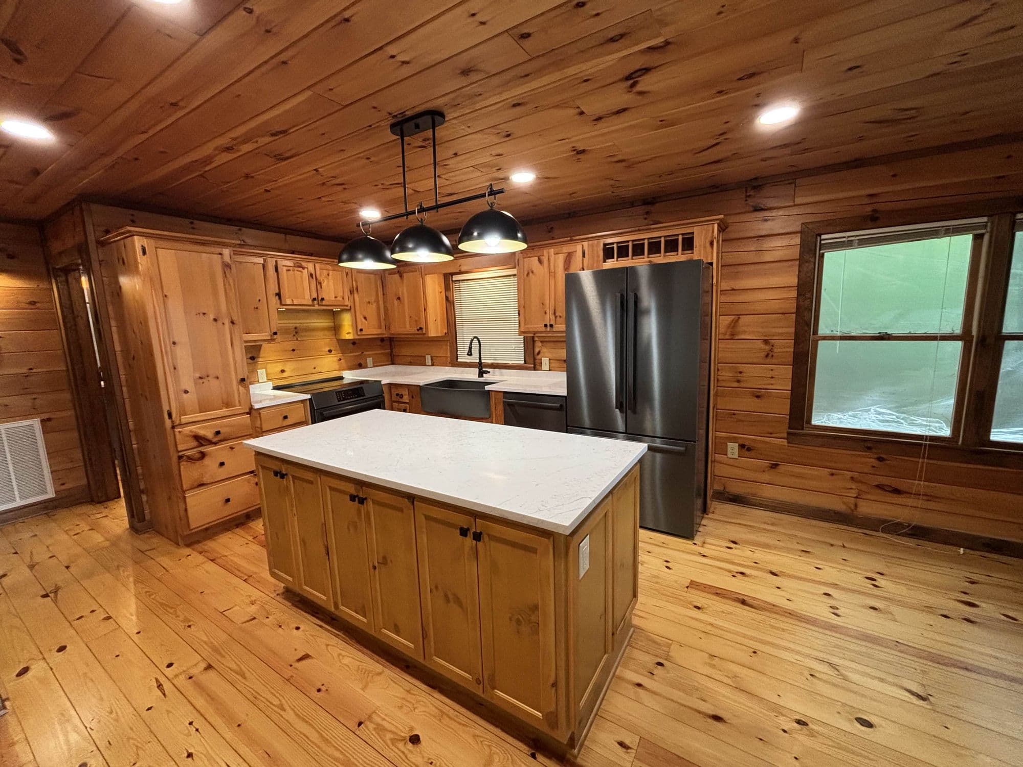 Cabin Kitchen, Modernized